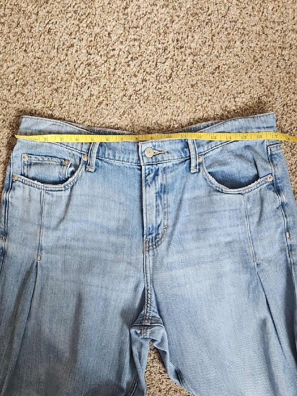 Lucky Brand Light Wash Palazzo Jeans - Picture 8 of 13